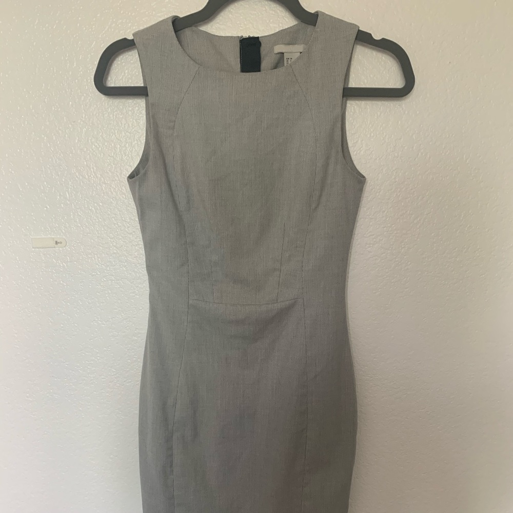 Gray H&M pencil dress